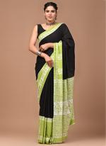 Cotton Multi Colour Casual Wear Printed Saree